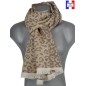 Echarpe homme merinos Volupté beige