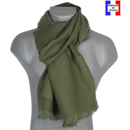 Echarpe homme merinos Venus kaki