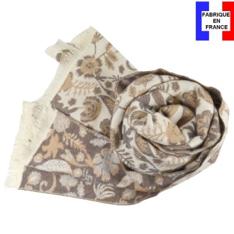 Echarpe mérinos Vaina écrue