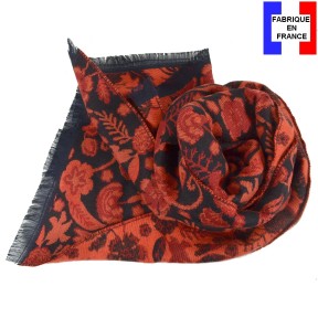 Echarpe mérinos Vaina rouge