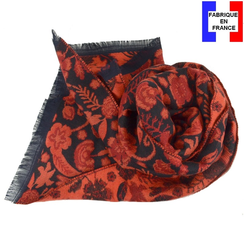 Echarpe mérinos Vaina rouge