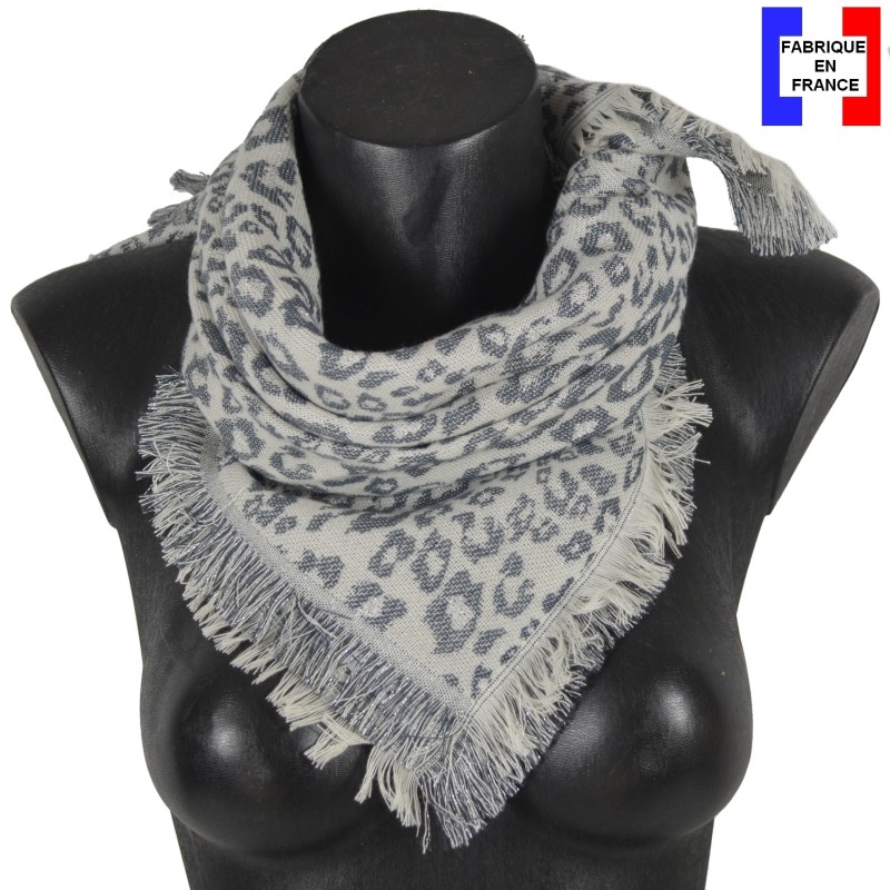 Carré en coton Dagara gris