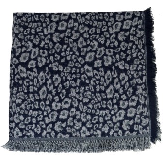 Carré en coton Dagara bleu