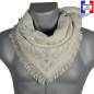 Carré bandana en coton Andana beige Carré bandana en coton Andana beige