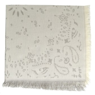 Carré bandana en coton Andana beige