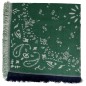 Carré bandana en coton Andana vert