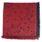 Carré bandana en coton Andana rouge Carré bandana en coton Andana rouge