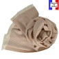 Echarpe homme coton laine BABA beige Echarpe homme coton laine BABA beige