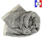 Echarpe homme coton Barbarie grise
