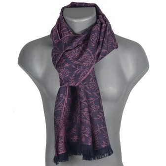 Echarpe homme coton Basmati rose