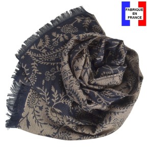 Echarpe homme coton Basmati noire