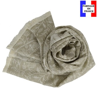 Echarpe homme coton Basmati beige