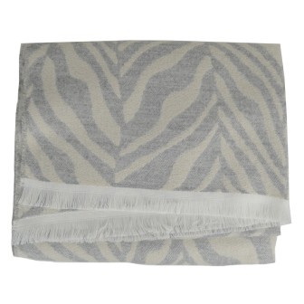 Châle Antilope gris made in France
