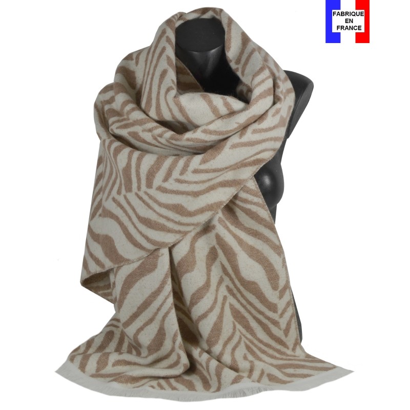 Châle Antilope beige made in France