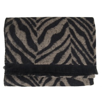 Chale Antilope noire et beige made in France