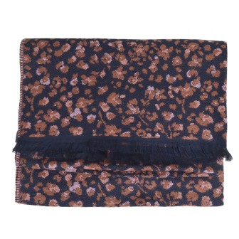 Châle coton Dolce noir made in France