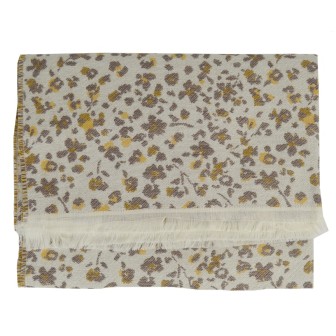 Châle coton Dolce beige made in France