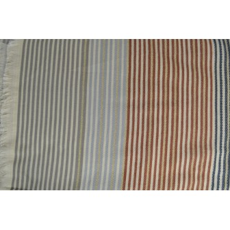 Châle coton Dancing écru made in France