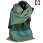 Châle Peps vert made in France