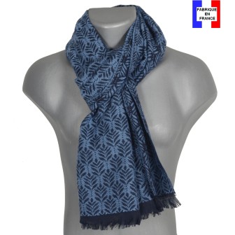 Cheche homme coton bio Dojo bleu