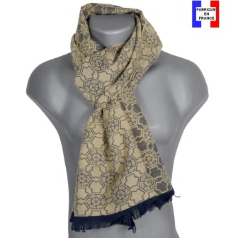 Cheche homme coton bio Digital ocre