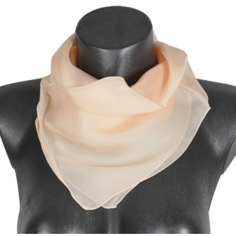 Carré mousseline crème fabriqué en France