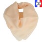Carré mousseline crème fabriqué en France