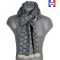 Cheche homme coton bio Desert gris