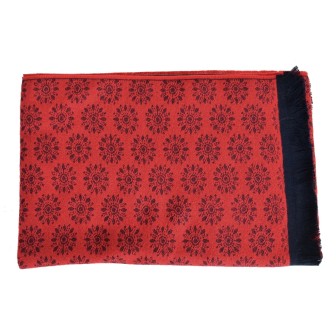 Cheche homme coton bio Desert rouge