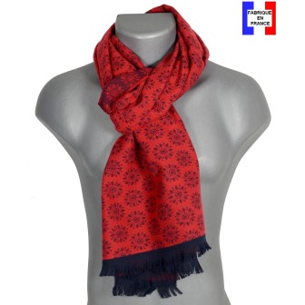 Cheche homme coton bio Desert rouge