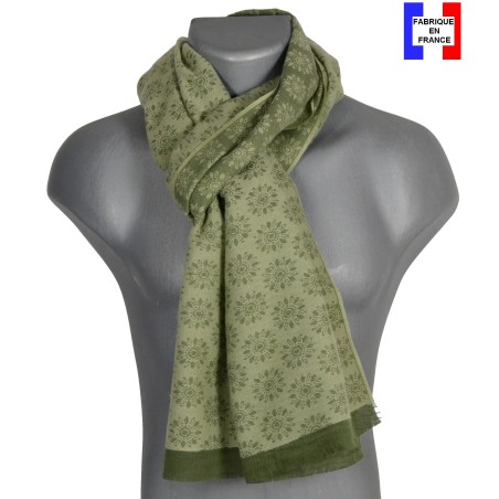 Cheche homme coton bio Desert vert