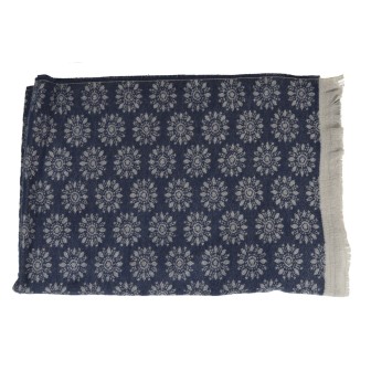 Cheche homme coton bio Desert bleu nuit