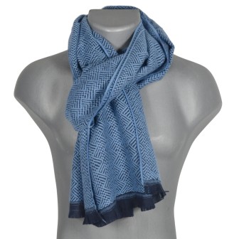 Cheche homme coton bio Dao bleu
