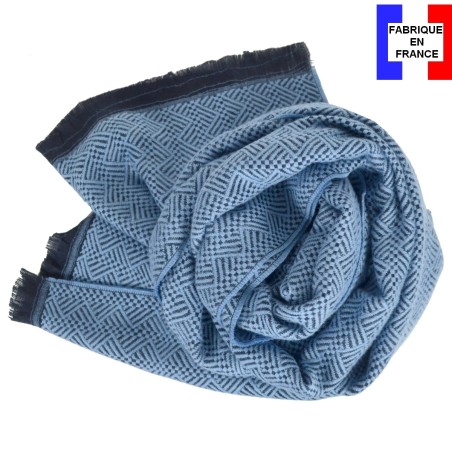Cheche homme coton bio Dao bleu