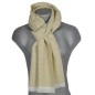 Echarpe acryl. Attis beige fabriquée en France