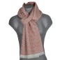 Echarpe acryl. Attis rose fabriquée en France