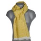 Echarpe acryl. Attis jaune fabriquée en France