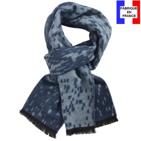 Echarpe Aimant bleue fabriquée en France