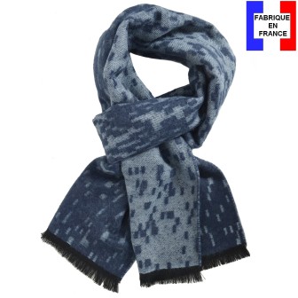 Echarpe Aimant bleue fabriquée en France