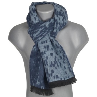 Echarpe Aimant bleue fabriquée en France