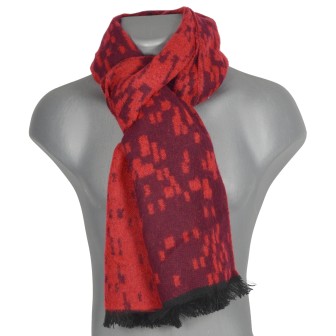 Echarpe Aimant rouge fabriquée en France