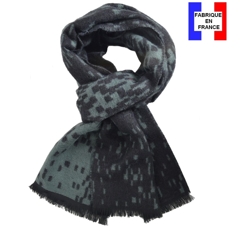 Echarpe Aimant noire fabriquée en France