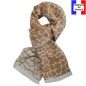 Echarpe Accroc camel made in France
