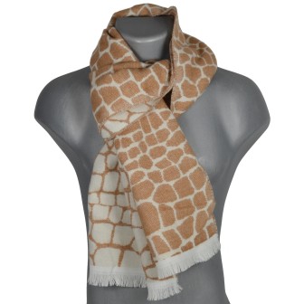 Echarpe Accroc camel made in France