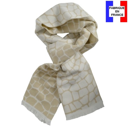 Echarpe Accroc blanc made in France