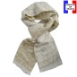 Echarpe Accroc blanc made in France