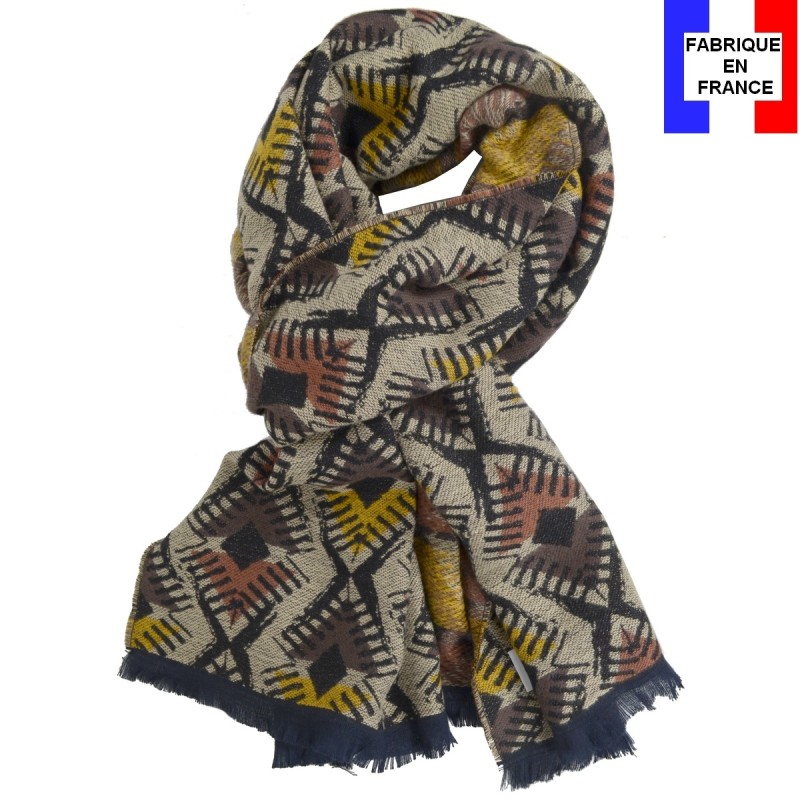 Cheche homme coton Dakota marron