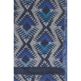 Cheche homme coton Dakota bleue