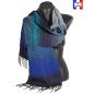 Echarpe cashcryl Génie bleue made in France