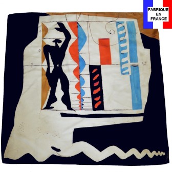 Foulard en soie Le corbusier, Modulor